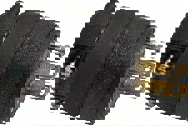 Straight Blade Plug: Residential, 1-15P, 125VAC, Black